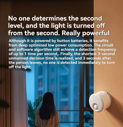 Linptech Smart Human Body Presence Sensor ES3 6M 180° Induction Infrared Pyroelectric Sensor Static Recognition For Xiaomi APP
