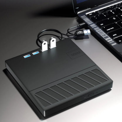 7 in 1 USB 3.0 Type C External CD DVD RW Optical Drive with SD/TF Port CD/DVD/BD -/+RW Player Burner Writer Reader for Laptop PC