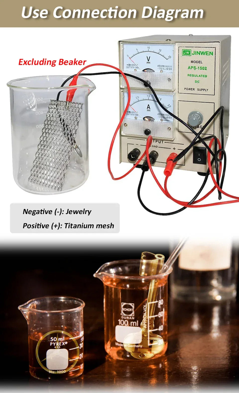 Silver Gold Plating Machine Jewelry Plater Electroplating Processing Tools with Voltage is Adjustable