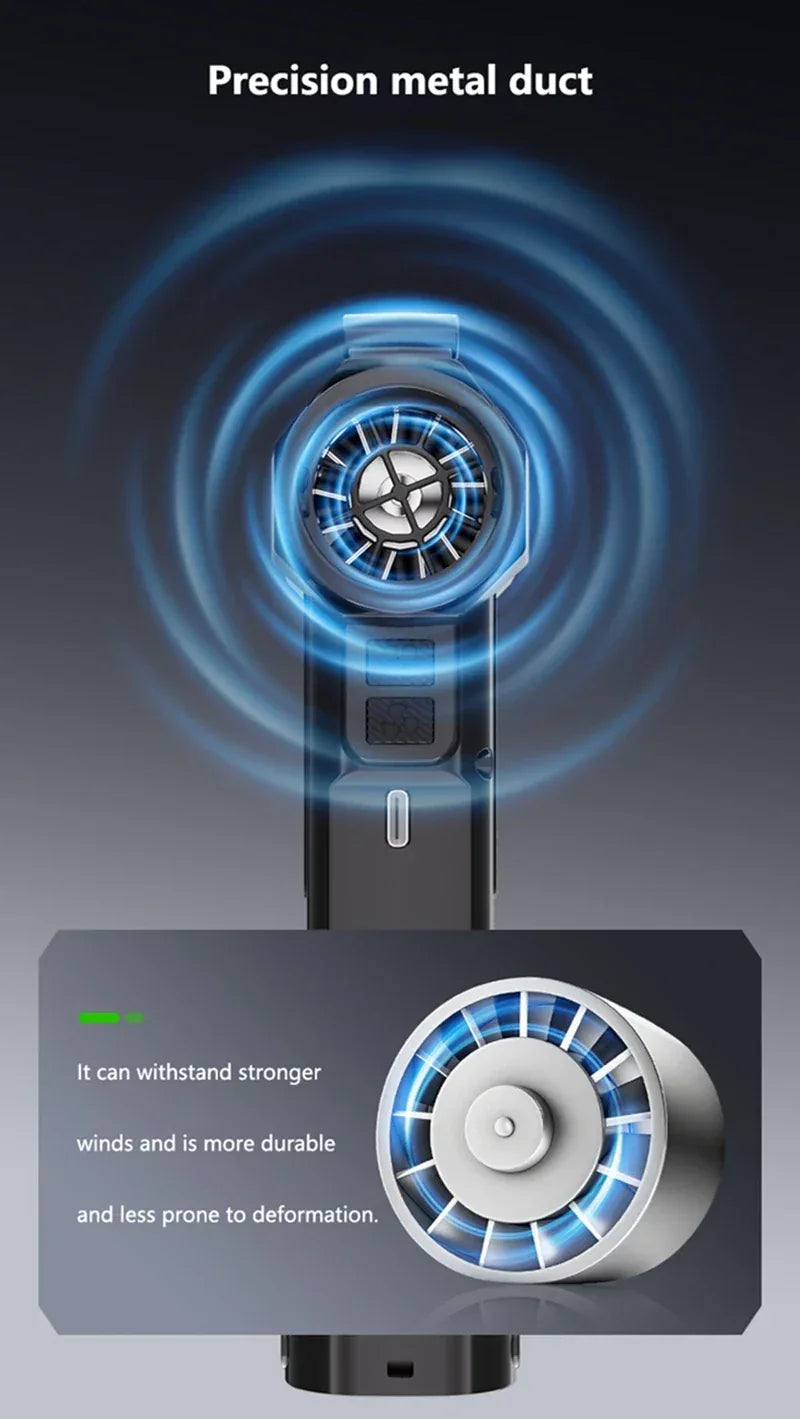 New Powerful Violent Fan 990000RPM Turbo Air Blower 380G Thrust High Speed Brushless Turbo Jet Blower With LED Lighting