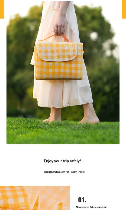 Outdoor Waterproof Picnic Mat Moistureproof Portable Beach Mat Ins Style Camping Picnic Blanket for Travel Camping Hiking