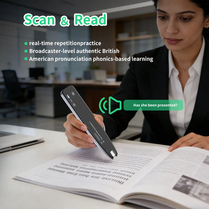 Scan Translator Pen, Dyslexia Tools, Language Translator Device, Text to Speech Reading Pen , 142 Online/10 Offline Languages