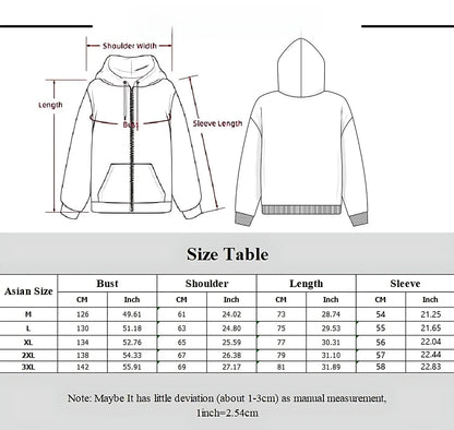 American Gothic Ro Skull Bones Oversized Hoodie Y2K Hip Hop Sle Streetwear No Brand Svel Other Material 00%