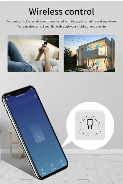20A 16A Smart WiFi Switch DIY Automation Module 2-way Control CozyLife APP Remote Control Alexa Google Home Voice Control
