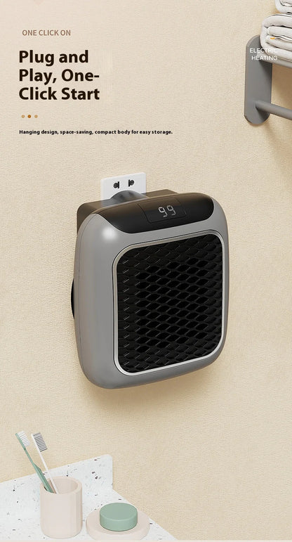 Electric Heater Home Appliance Heating Furnace Portable Heater Plug-in Room Heater Mini Radiator Remote Heating 500W