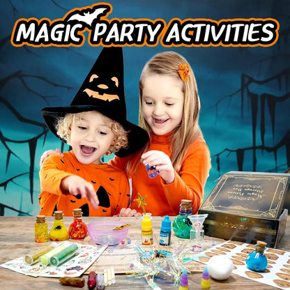Fairy Magic Potions Kit Kids DIY Witch Glowing Spell Potion DIY Handmade Toys Science Experiments Kids Craft Kit Educational Toy