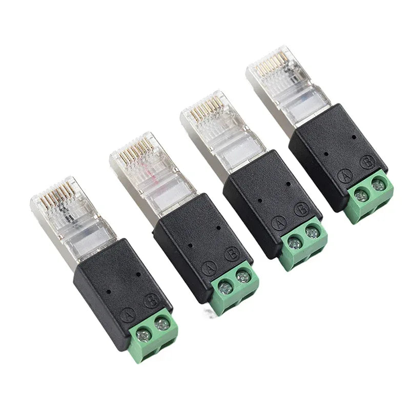 RJ45 to RS485 Converter RJ45 Terminal Adapter RJ45 to RS485 Adapter Crystal Head to Terminal