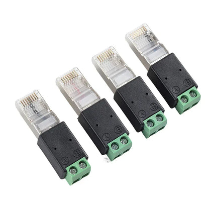 RJ45 to RS485 Converter RJ45 Terminal Adapter RJ45 to RS485 Adapter Crystal Head to Terminal