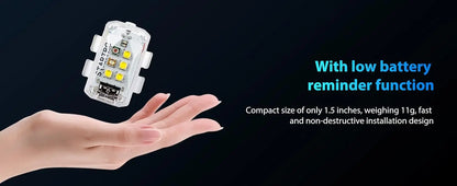 STARTRC Drone Strobe Light Anti Collision Light Rechargable Flash Led Lamplight for DJI Neo and All RC Drones Accessory 2pc