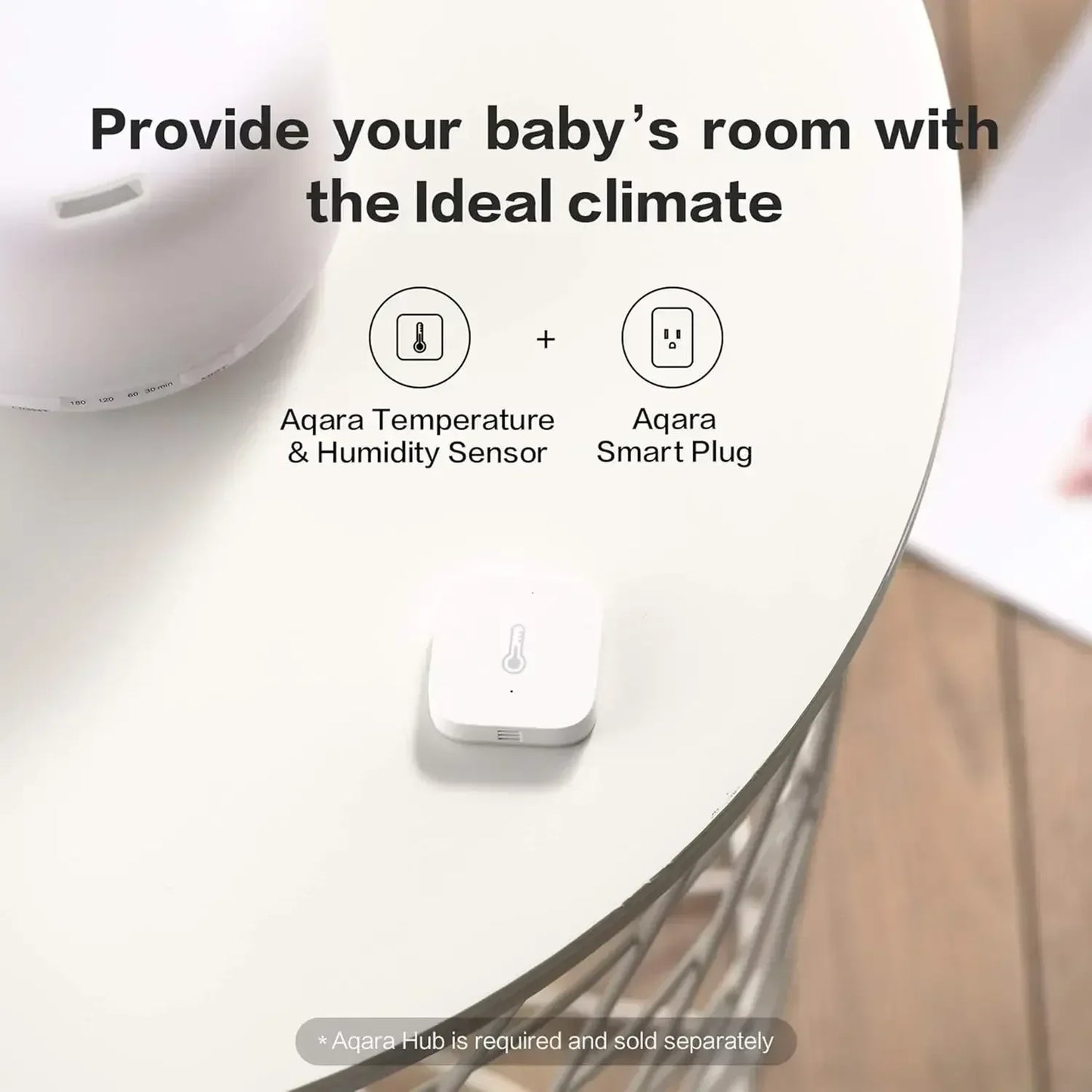 Aqara Temperature Sensor Zigbee Smart Air Quality Pressure Temperature Humidity Sensor Matter Smart Home for Apple Homekit APP