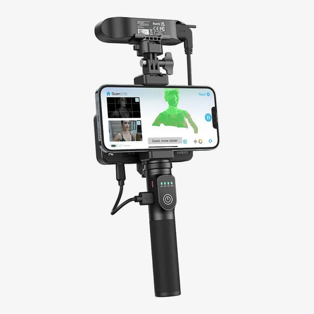 Creality CR-Scan Ferret Pro 3D Scanner Handheld Anti-shake Tracking WiFi6 24-bit full-color Wireless Scanning 0.1mm Accuracy