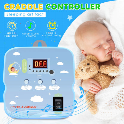 Electric baby swing craddle controller with 2pc spring remote control, motor spring cradle Electric with adjustable timer