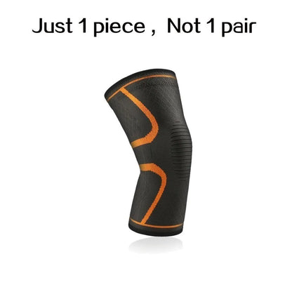 WOSWEIR-1 PC Elastic Knee Pads Nylon Sports Fitness Kneepad Fitness Gear Patella Brace Running Basketball Volleyball Support