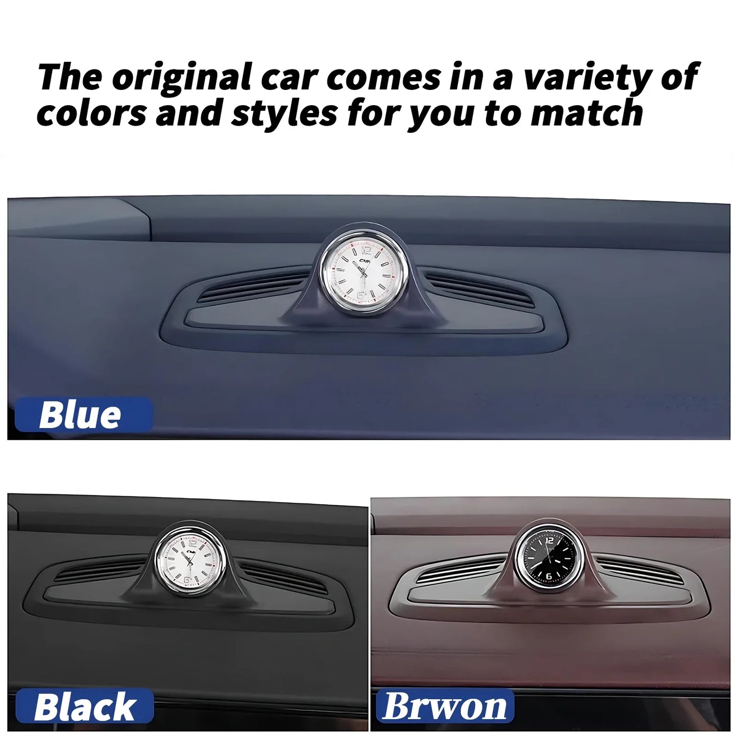 for Renault Grand Koleos 2024 2025 Dashboard Clock Center Console  Electronic Quartz Clock Accessories