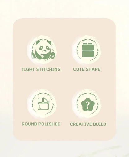 Creative DIY Assemable Animal Cute MINI Chinese Style Animal Panda Building Block Educational Boy Toys For Children Model Bricks