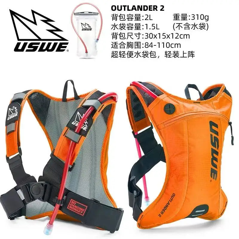 USWE water Bag Cycling Sports Travel Hiking Backpack Lightweight Breathable