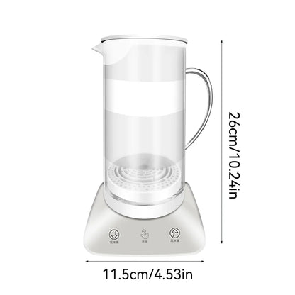 1Pc 1.1L Hydrogen Enriched Water Bottle Large Capacity Electrolyzed Hydrogen Water Bottle Generator For Home Office AC 110-240V