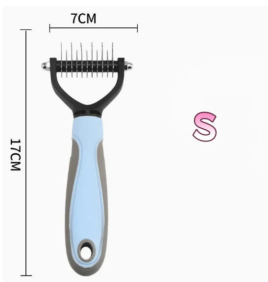 Professional Pet Deshedding Brush Dog Hair Remover Pet Fur Knot Cutter Puppy Cat Comb Brushes Dogs Grooming Shedding Supplies