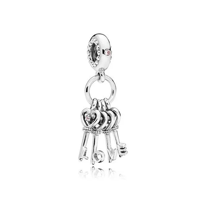 The New 925 Sterling Silver Charm Mother's Day Queen Crown Gift Box Fits Women Jewelry With Original Bracelet Accessories