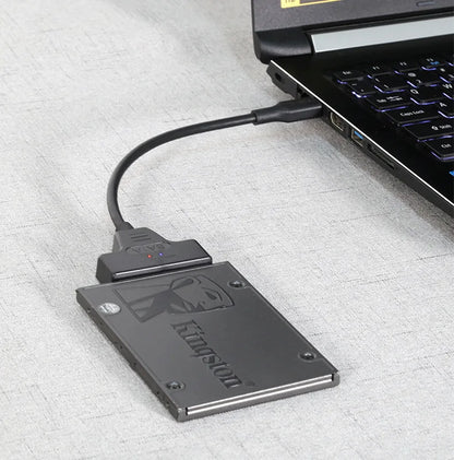 30CM SATA to USB 3.0 Adapter Cable For 2.5 inch Hard Drive HDD/SSD Data Transfer External Hard Disk Drive Converter Support UASP