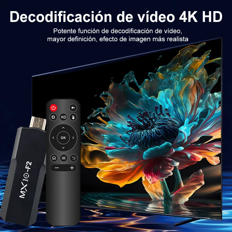Fire TV Sticks MX10 F2 1gb 8gb 1 unit android 2024 stb tv box android 4k eu android tv stick