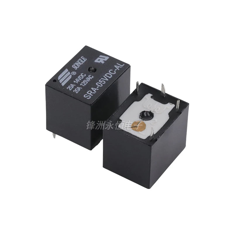 5Pcs Original New SRA-05VDC-AL SRA-12VDC-AL SRA-24VDC-AL -CL 20A 4Pin 5Pin 5V 12V 24V Automobile relay
