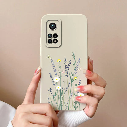 For Xiaomi Mi 10T 5G Phone Case Matte Liquid Silicone Shell For Xiaomi Mi 10T Pro 5G Cute Cat Cartoons Ultrathin Fashion Fundas