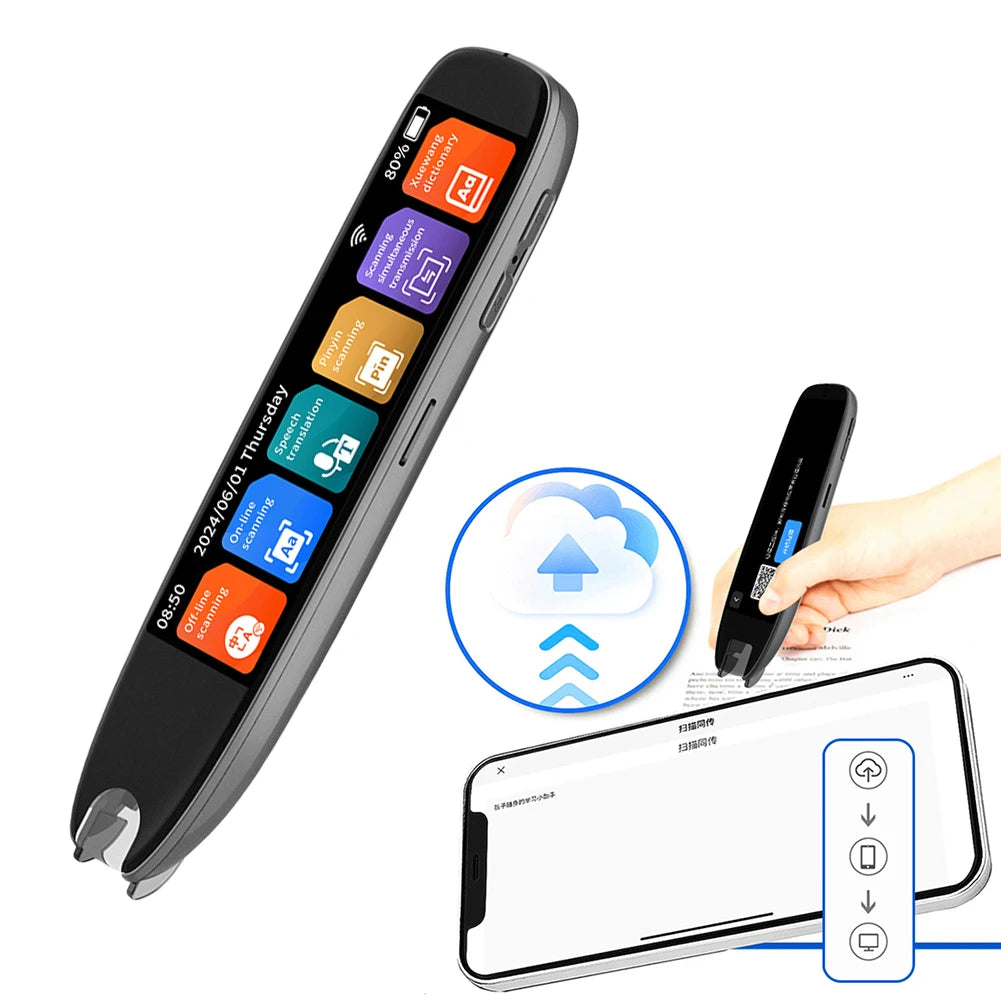 Translation Pen 142 Languages Smart Scanner Translator Pen Intelligent Scanning Point Reading Recording Pen for Teacher Student