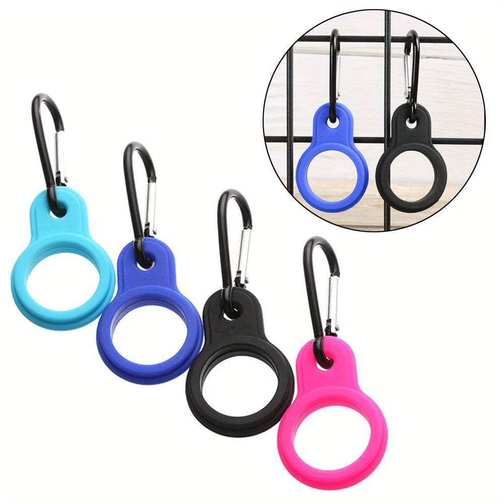 Climbing Bottle Holder Hanging Buckle Running Outdoor Sports Bottle Hook Bottle Clip Buckle Tool Silicone
