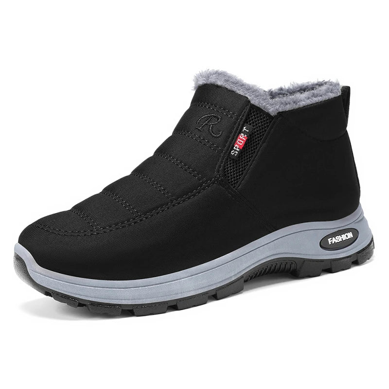 Winter New Women's Warm Cotton Boots Fleece-lined Thickened Waterproof Non-slip Women's Cotton Shoes Snow Boots
