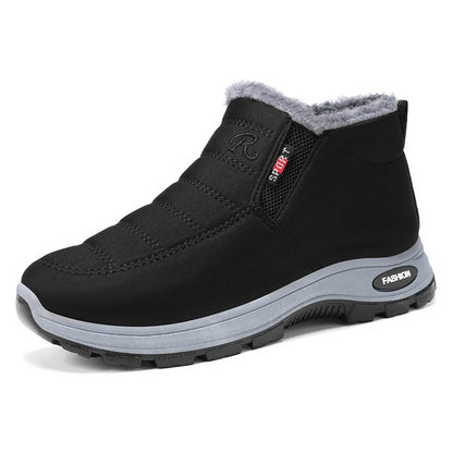 Winter New Women's Warm Cotton Boots Fleece-lined Thickened Waterproof Non-slip Women's Cotton Shoes Snow Boots