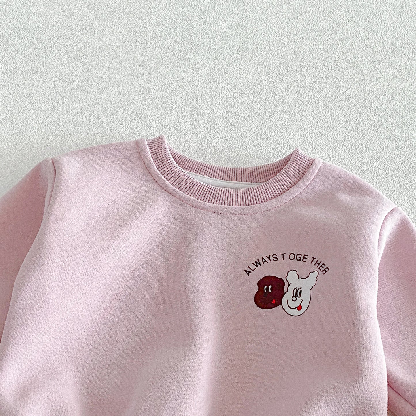 Girls' Sweater Set-Autumn 2026 New Style- Stylish and Fashionable Autumn Outfit for Girls- Baby with Back Print Two - Piece Set