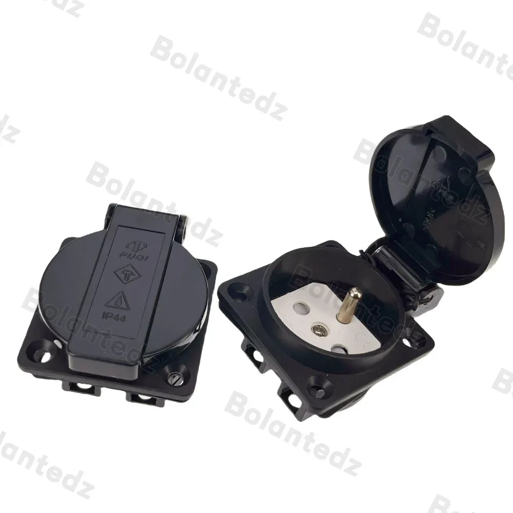 Universal Brazil Swiss AU US UK EU Outdoor Waterproof Industry Socket Germany France Connector AC Electric Power Schuko Outlet
