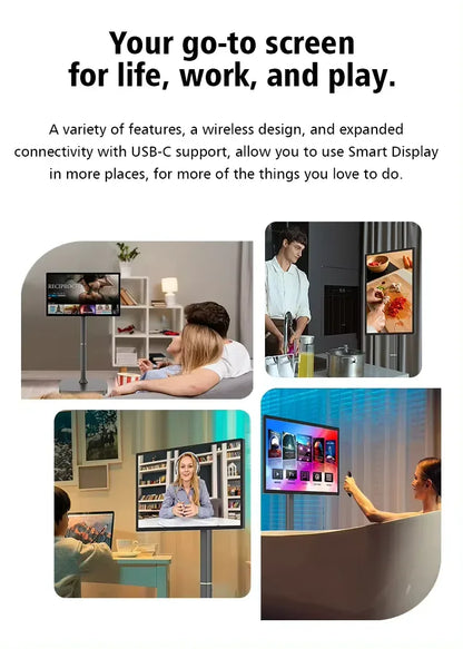 Interactive 21.5 27 Inch Smart Television in Cell Touch LCD Screen 2K Panel Rotating TV with Android 13