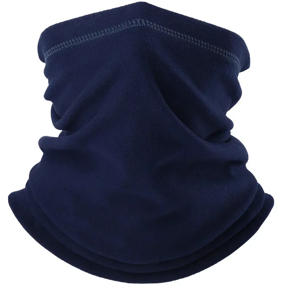 Winter Fleece Thermal Neck Warmer Gaiter Bandana Face Mask Ear Cover Tube Scarf Skiing Snowboard Neckerchief Headband Women Men