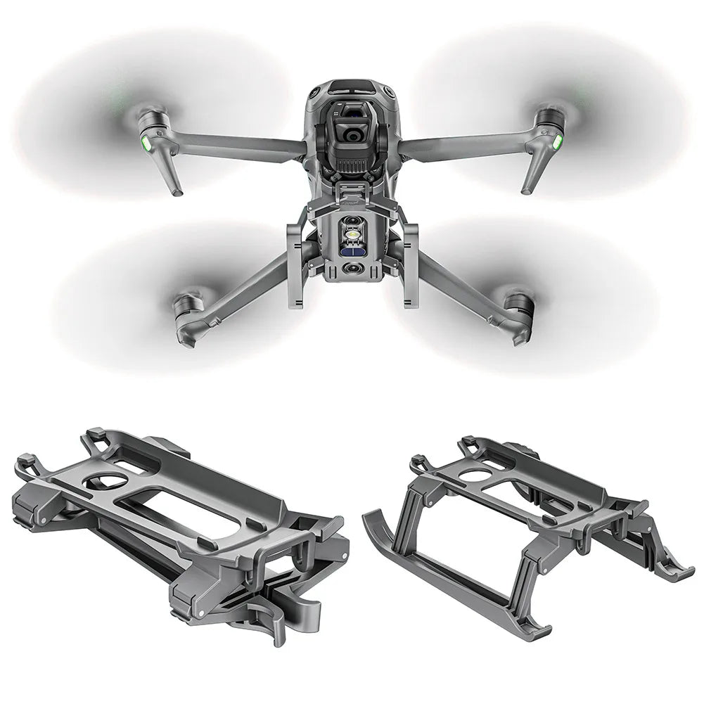 Landing Gear Foldable Extended Leg Protector Heighten Quick Release Extender Legs Feet Landing Legs Stand for DJI Air 3S/Air 3