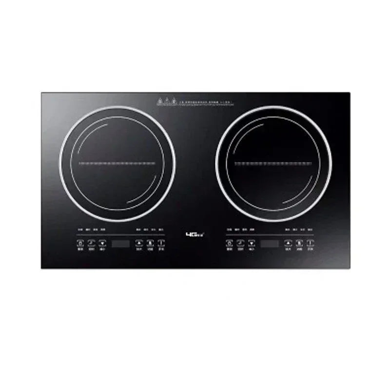 Double-Stove Induction Cooker Household Embedded Panel Cooktop Stove And Ceramic Stove Embedded Dual-Use Independent Control