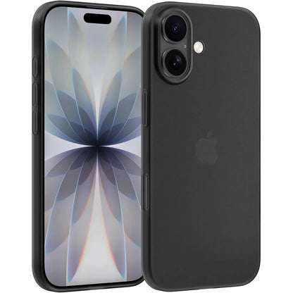 Slim Thin Translucent Matte Case For iPhone 17 Air 17E 16E 16 Pro Max 15 Plus 14 13 12 11 Anti-Fingerprint Phone Cover Accessory