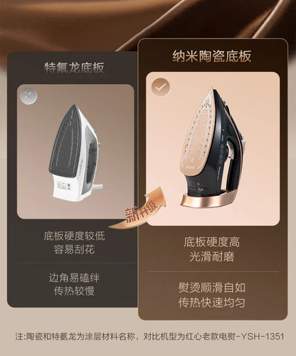 Handheld Portable Steam Iron Compact for Home Use Dry And Wet Ironing Clothes Smoothing Machine