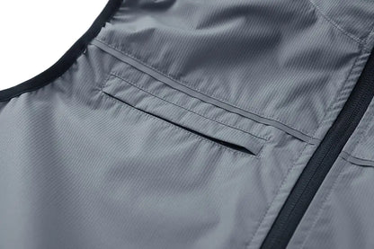 Hooded Cooling Vest Summer USB Charging 5V 12V Cooling Fan Air Conditioner Clothes Sleeveless Breathable Outdoor Sports Travel W