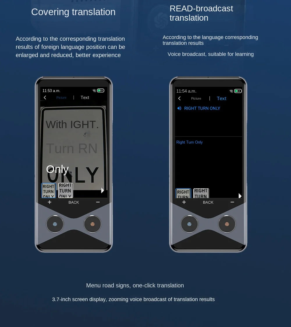 AI 4G Intelligent Translators 150 Language with Real-time Online Offline Translation Capabilities Including Photo Translation