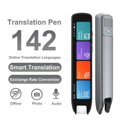 Translation Pen Real Time Intelligent Offline Scanning Point Reading Learning Smart Voice Photo Translator Device Recording Pen