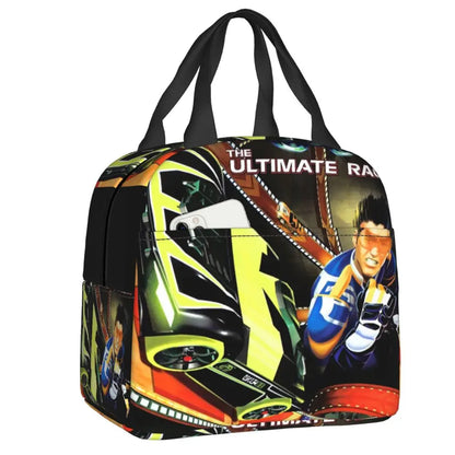 Custom Hot Wheels For Fans Thermal Insulated Lunch Bag Cartoon Sport Car Portable Lunch Container Travel Multifunction Food Box