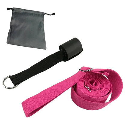 3M Door Flexibility Stretching Yoga Stretch Strap Leg Stretcher Strap D-Ring Belt Dance Gymnastics Resistance Fitness Gym Bands