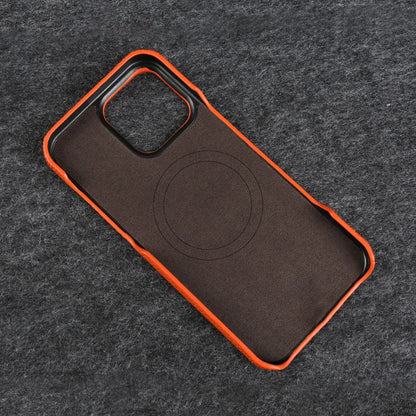 Premium Magnetic Genuine Leather Case For iphone 16 Pro Max 15 14 13 12 11 Wireless Charge Magnet Magsafe Cover Shockproof Coque