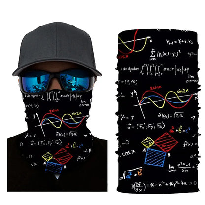 UV Protection Face Mask Neck Gaiter Windproof Scarf Sunscreen Breathable Bandana Balaclava for Sport Outdoor Running Motorcycle