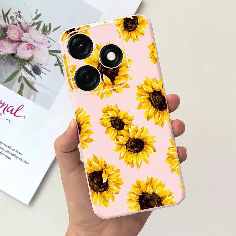 For Tecno Spark 20 Case Spark 20C BG7n Prety Girls Butterfly Painted Phone Case For Tecno Spark 20 Pro Spark20 C Soft TPU Fundas
