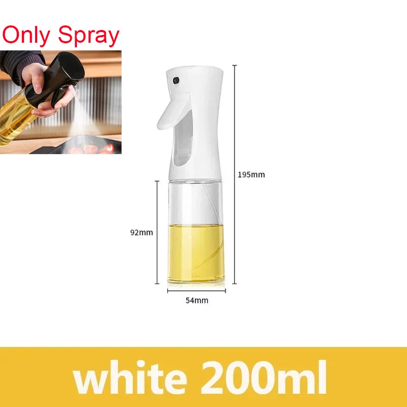 Oil Sprayer Kitchen Spray Oil Polisher 2in1 500ml Plastic Oil Sprayer Bottle Spray Dispenser Cruet BBQ Kitchen Baking Roasting