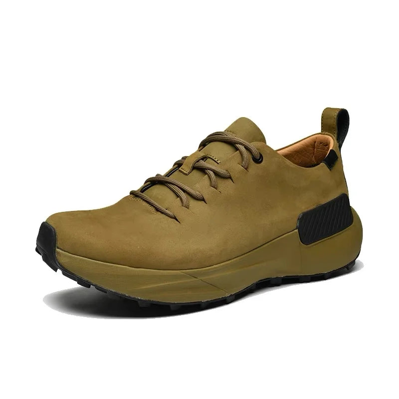 Genuine Leather Men Shoes Casual Sneakers Breathable Walking Slip On Platform Shoes Man Flats Sports Shoes Zapatillas