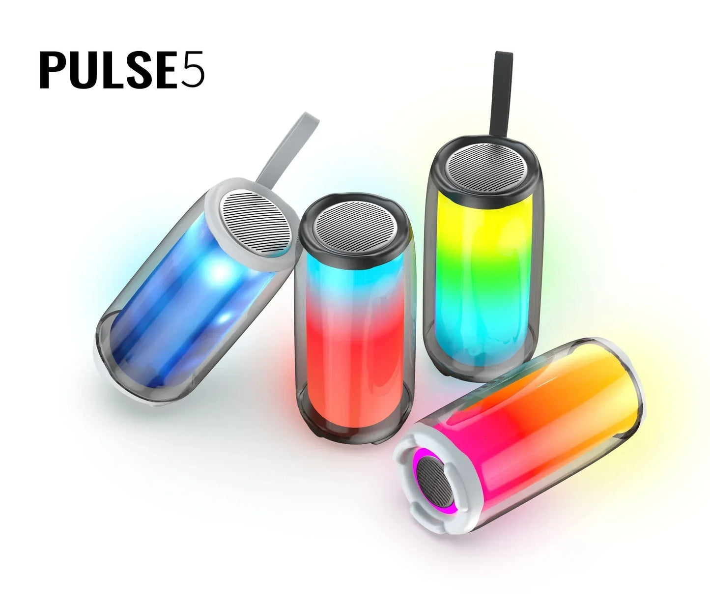 PULSE 5 Family K Song Bluetooth Speaker Portable Column RGB Atmosphere Lamp Audio Boombox Outdoor Waterproof Subwoofer With Mic